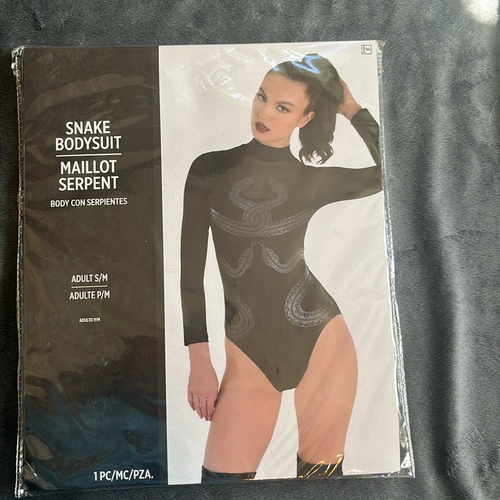 WOMEN’S SNAKE BODY SUIT SMALL MEDIUM NEW HALLOWEEN COSTUME